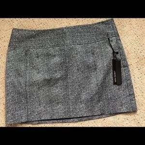 Black white Express mini skirt